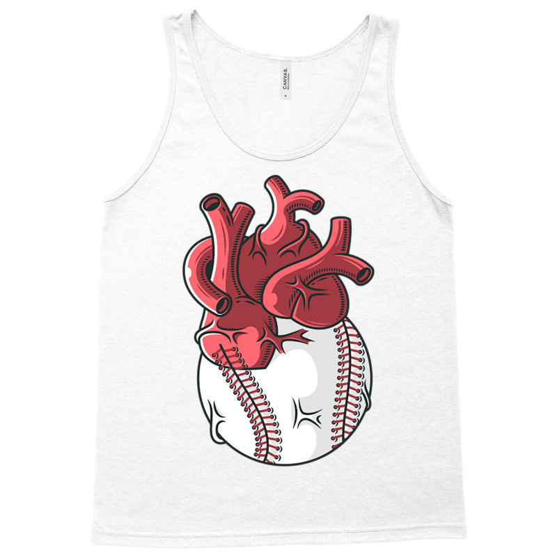 Baseball Heart Love Fast Pitch Softball Baseball P Tank Top | Artistshot