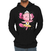 Ballerina Axolotl Ballet Dancer Kids Girls Balleri Lightweight Hoodie | Artistshot