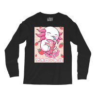 Axolotl Pastel Goth Strawberry Milk Shake Anime Ae Long Sleeve Shirts | Artistshot