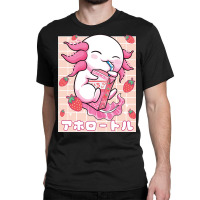 Axolotl Pastel Goth Strawberry Milk Shake Anime Ae Classic T-shirt | Artistshot