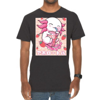 Axolotl Pastel Goth Strawberry Milk Shake Anime Ae Vintage T-shirt | Artistshot