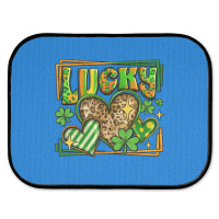 Lucky St Patricks Day Hearts Rear Car Mat | Artistshot