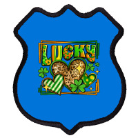 Lucky St Patricks Day Hearts Shield Patch | Artistshot