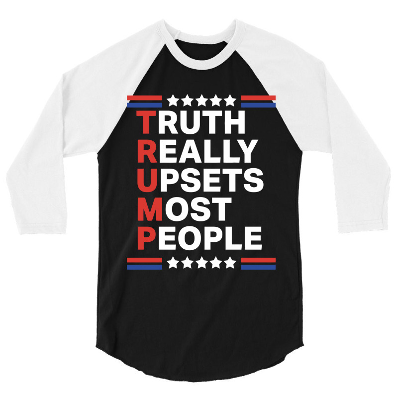 Trump 2024 3/4 Sleeve Shirt | Artistshot