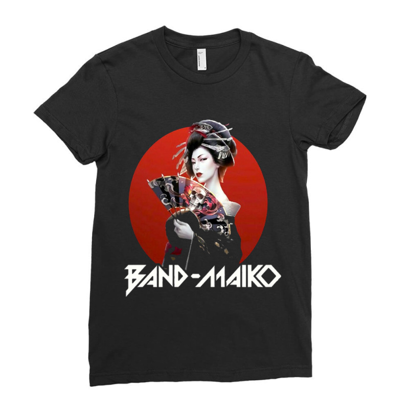 Maiko Japanese Ladies Fitted T-Shirt by asugiarto | Artistshot