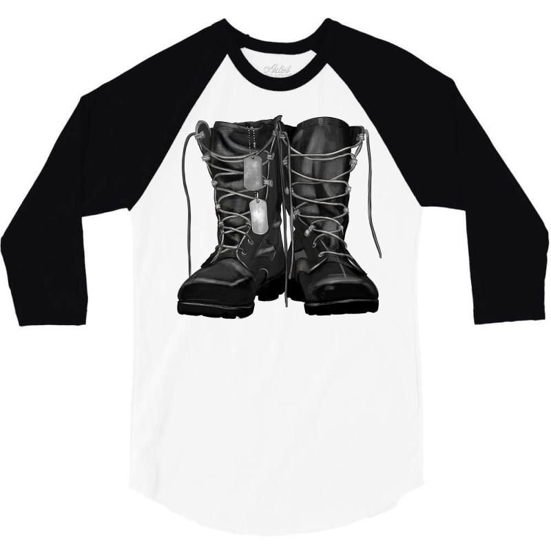 Soldier Boots 3/4 Sleeve Shirt | Artistshot