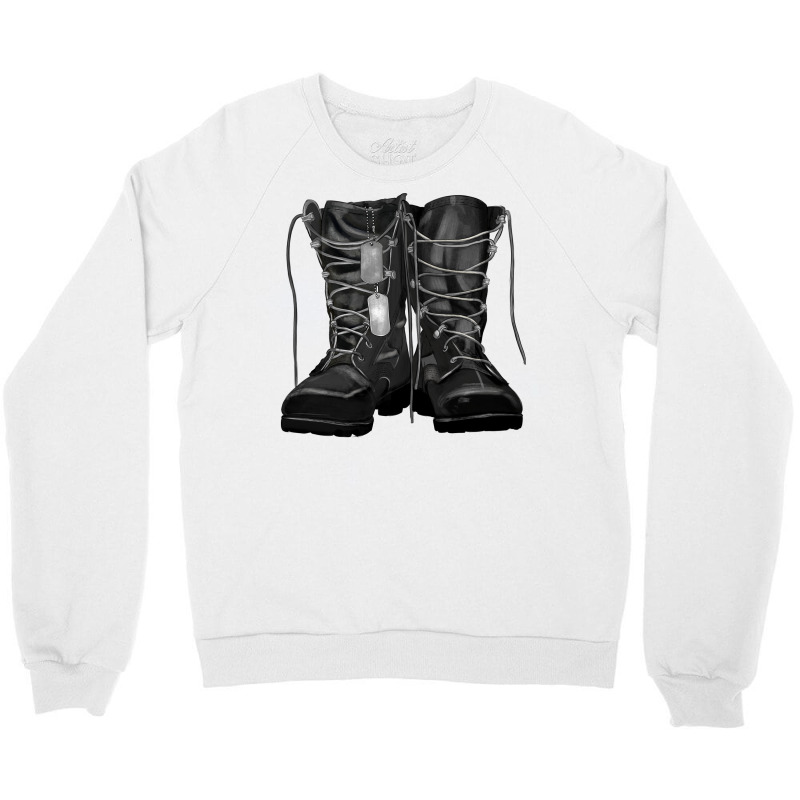 Soldier Boots Crewneck Sweatshirt | Artistshot