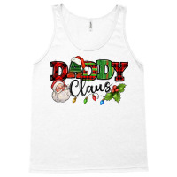 Daddy Claus Santa Christmas Lights And Holly Tank Top | Artistshot