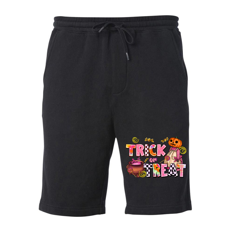 Trıck Or Treat Fleece Short by AdoDesignShop | Artistshot