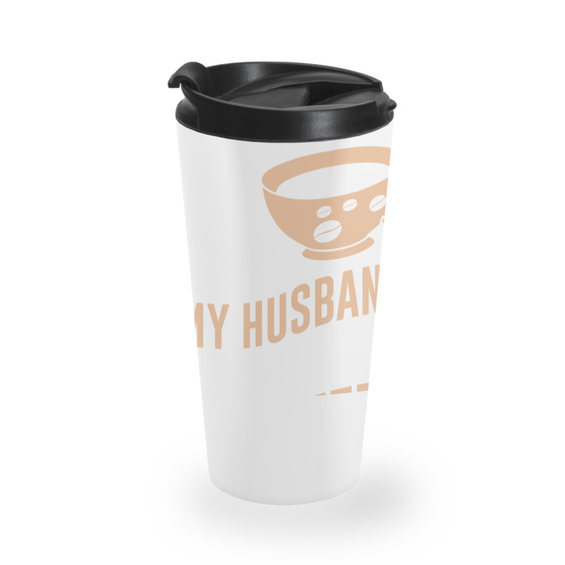 Me My Husband And A Cup Of Coffee Travel Mug | Artistshot