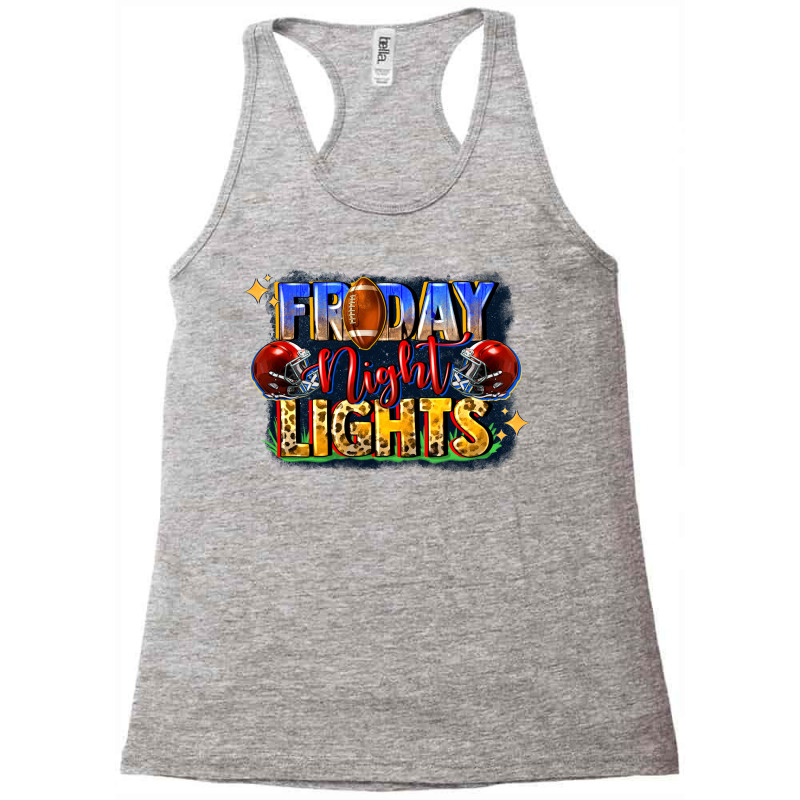 Friday Night Lights Football Racerback Tank by FaDigitalArtStudio | Artistshot