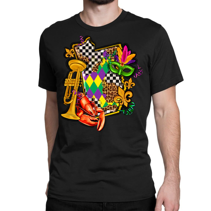 Mississippi Map Mardi Gras Classic T-shirt | Artistshot