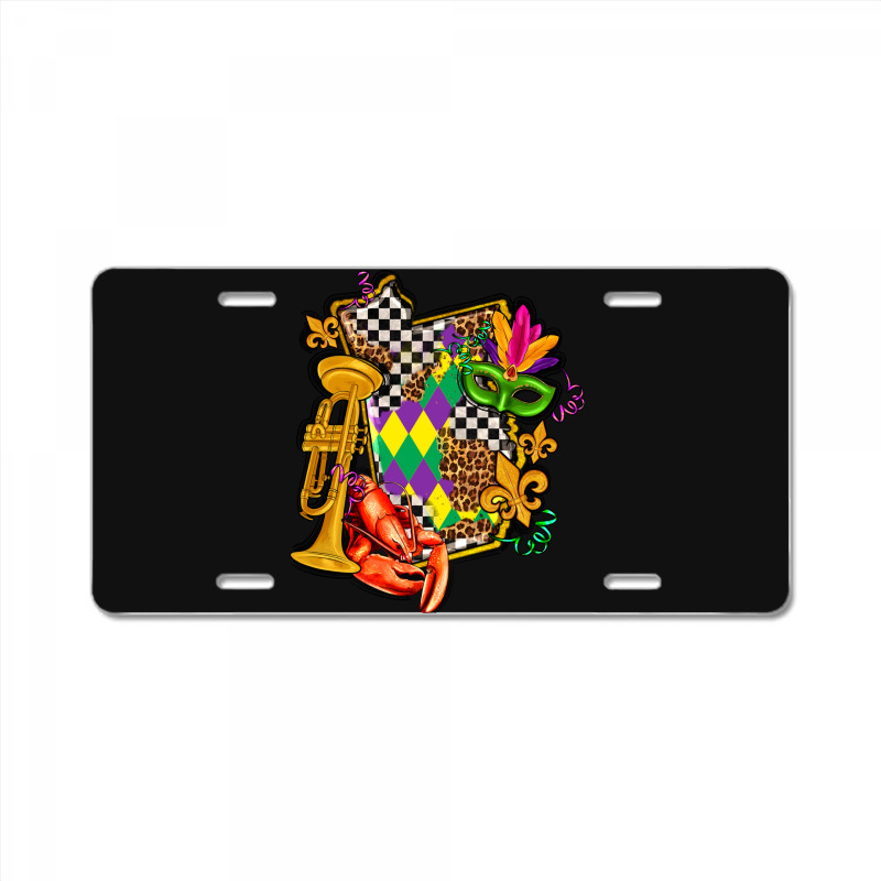 Mississippi Map Mardi Gras License Plate | Artistshot