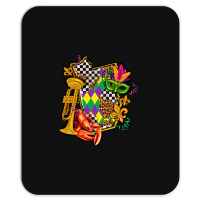 Mississippi Map Mardi Gras Mousepad | Artistshot