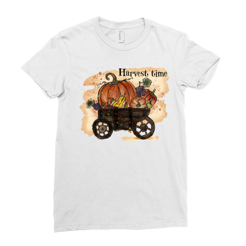 Harvest Time Sublimation Ladies Fitted T-Shirt by hernanadez | Artistshot