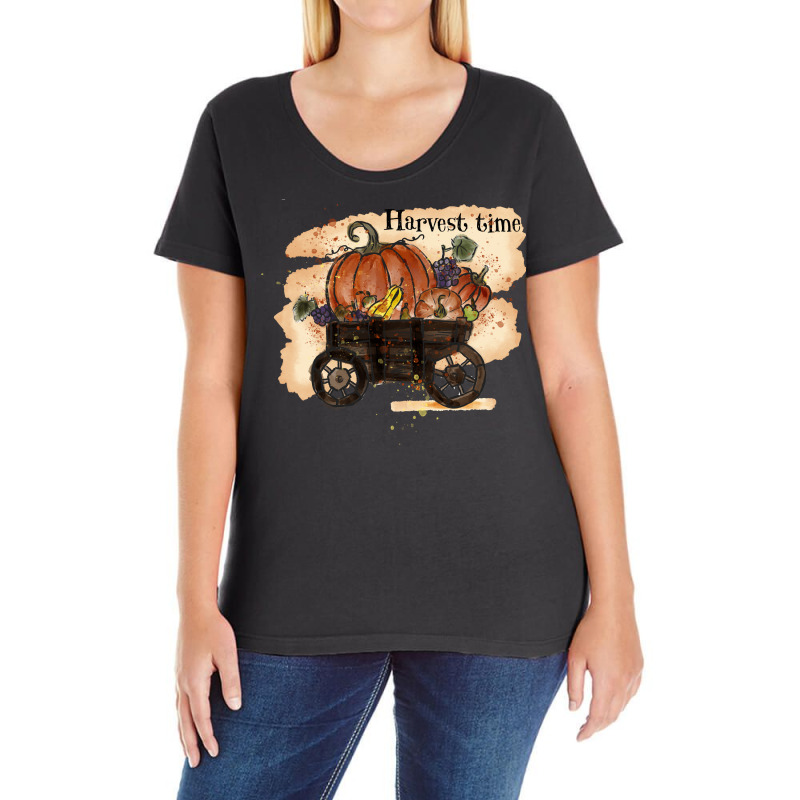 Harvest Time Sublimation Ladies Curvy T-Shirt by hernanadez | Artistshot