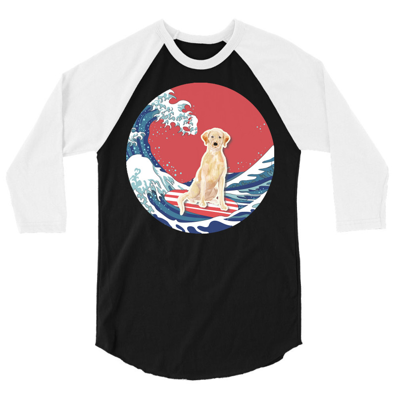 Labrador Retriever Sitting T  Shirt Labrador Retriever Sitting Gifts 3/4 Sleeve Shirt | Artistshot