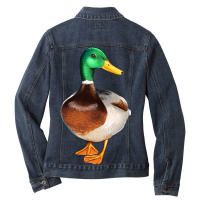 Mallard Duck Ladies Denim Jacket | Artistshot