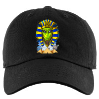 Alien Pharaoh Egyptian Pyramids Space Ancient Ufo Kids Cap | Artistshot