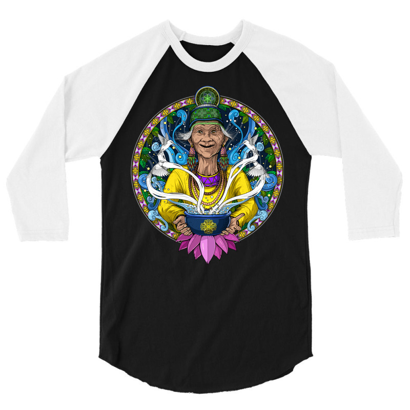 Ayahuasca Shaman 3/4 Sleeve Shirt by Rob Store | Artistshot