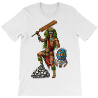 Aztec Skull Warrior T-shirt | Artistshot