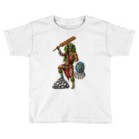 Aztec Skull Warrior Toddler T-shirt | Artistshot