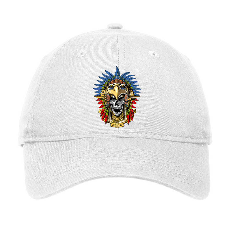 Aztec Skull Eagle Warrior Mask Adjustable Cap | Artistshot