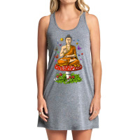 Buddha Magic Mushrooms Meditation Tank Dress | Artistshot