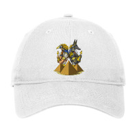 Egyptian Gods Anubis Ra Ankh Pyramids Mythology Adjustable Cap | Artistshot