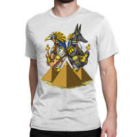 Egyptian Gods Anubis Ra Ankh Pyramids Mythology Classic T-shirt | Artistshot