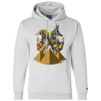 Egyptian Gods Anubis Ra Ankh Pyramids Mythology Champion Hoodie | Artistshot