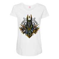 Egyptian God Anubis Ancient Pharaoh Wolf Maternity Scoop Neck T-shirt | Artistshot