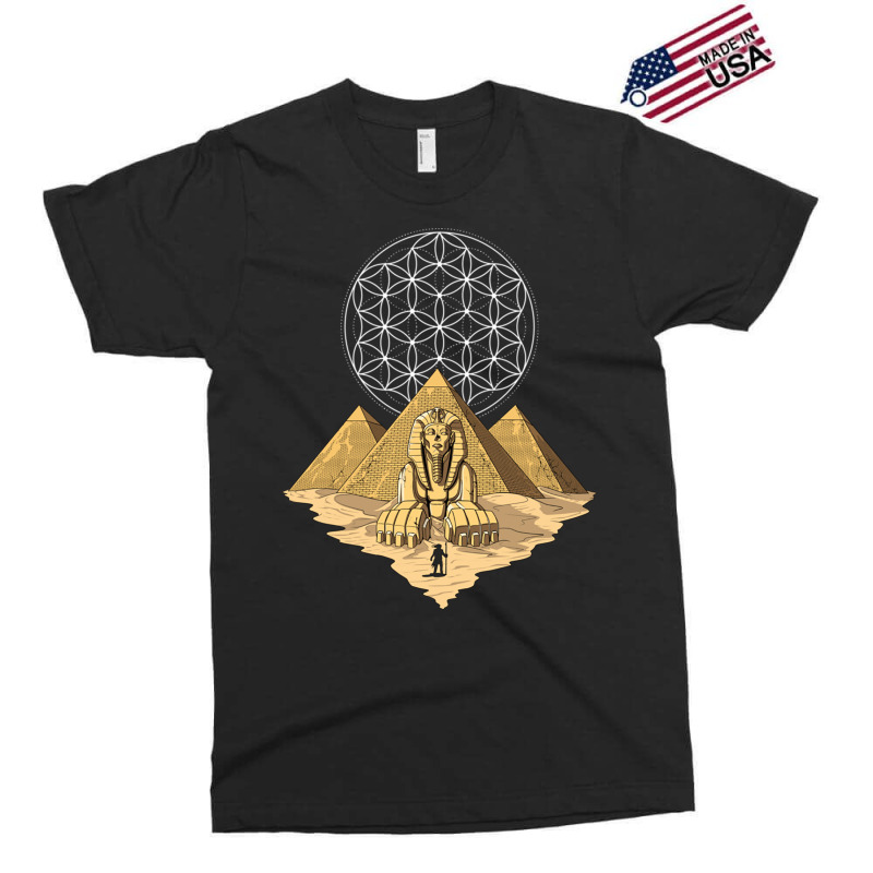 Egyptian Pyramids Sphinx Sacred Geometry Exclusive T-shirt | Artistshot