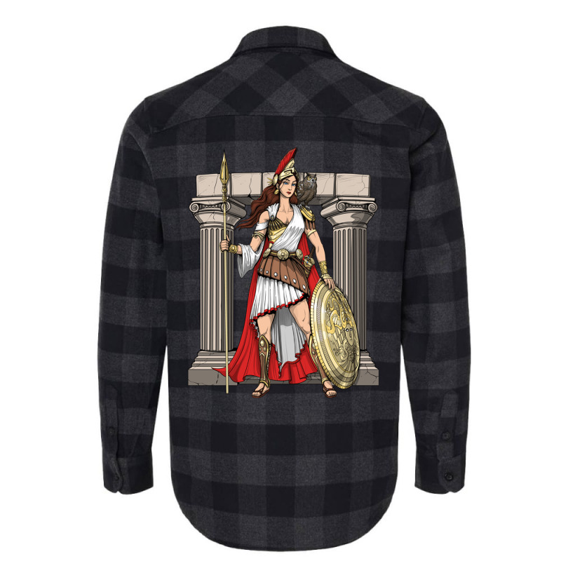 Greek Goddess Athena Flannel Shirt | Artistshot