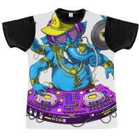 Ganesha Psychedelic Dj Graphic T-shirt | Artistshot