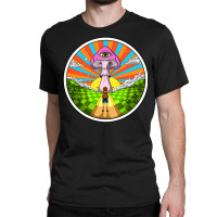 Hippie Magic Mushroom Classic T-shirt | Artistshot