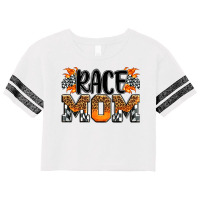 Checkered Leopard Race Mom Scorecard Crop Tee | Artistshot