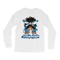 Latina Messy Bun Hondurena Long Sleeve Shirts | Artistshot