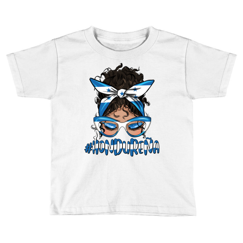 Latina Messy Bun Hondurena Toddler T-shirt by HRA Design Shop | Artistshot