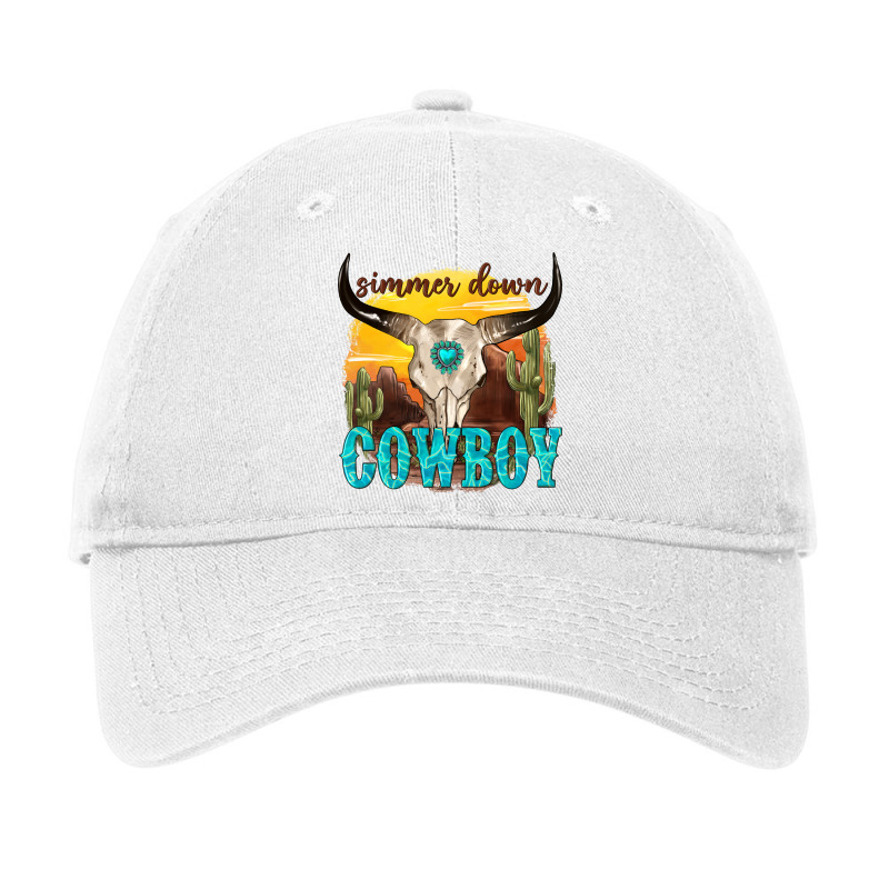 Simmer Down Cowboy Adjustable Cap | Artistshot