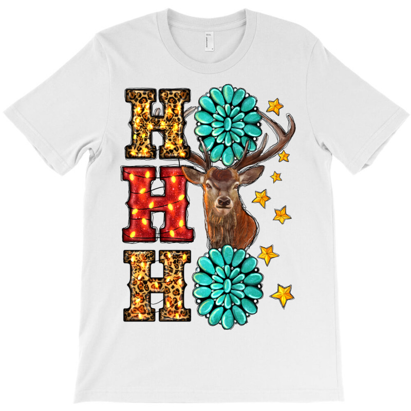 Gemstone And Reindeer Christmas Ho Ho Ho T-shirt | Artistshot