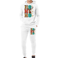 Gemstone And Reindeer Christmas Ho Ho Ho Hoodie & Jogger Set | Artistshot