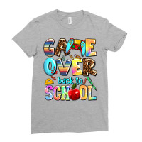 Game Over Back To School Ladies Fitted T-shirt | Artistshot