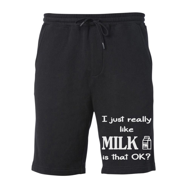 For Milk Lovers Fleece Short | Artistshot