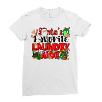 Santas Favorite Laundry Aide Ladies Fitted T-shirt | Artistshot