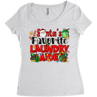 Santas Favorite Laundry Aide Women's Triblend Scoop T-shirt | Artistshot