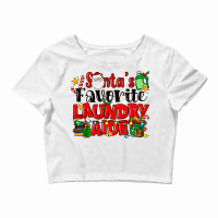 Santas Favorite Laundry Aide Crop Top | Artistshot