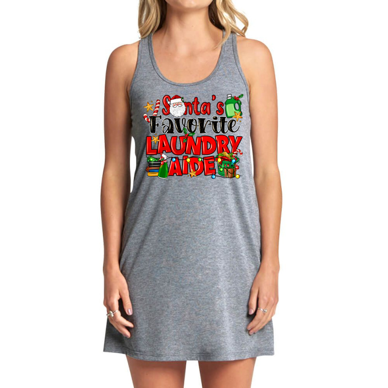 Santas Favorite Laundry Aide Tank Dress by LillyAllenDesigns | Artistshot