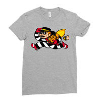 Burger Theft! Ladies Fitted T-shirt | Artistshot