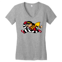 Burger Theft! Women's V-neck T-shirt | Artistshot